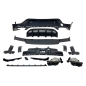 Diffusore Posteriore Mercedes GLC X253 COUPE 2020+ Look GLC63 Black (Cod. E-TCM3960)