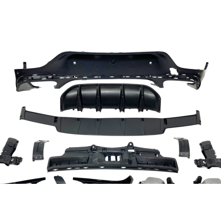 Diffusore Posteriore Mercedes GLC X253 COUPE 2020+ Look GLC63 Black (Cod. E-TCM3960)