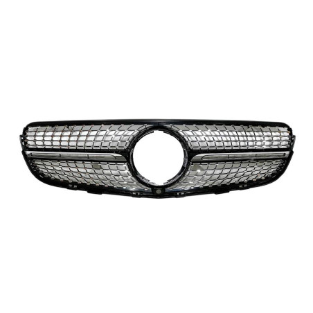 Griglia Mercedes X253 2015-2019 Diamond Full Black Fotocamera (Cod. E-TCM0337)