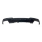 Diffusore Posteriore BMW F10/ F11 10-16 Look Performance 2 Uscite doppio Nero lucido (Cod. E-TCBF340