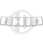 Kit modanature decorative/ protettive Griglia radiatore Chrysler Grand Grand Cherokee 13-16 (Cod. D-