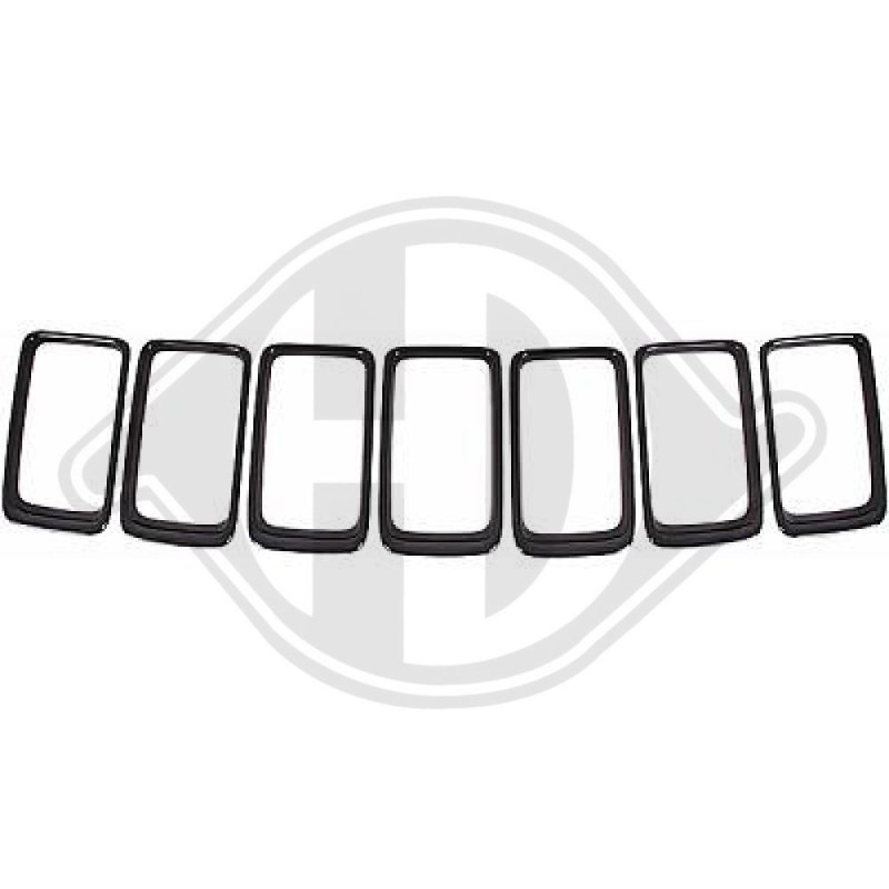 Kit modanature decorative/ protettive Griglia radiatore Chrysler Grand Grand Cherokee 13-16 (Cod. D-