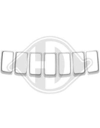 Kit modanature decorative/ protettive Griglia radiatore Chrysler Grand Grand Cherokee 13-16 (Cod. D-