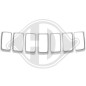 Kit modanature decorative/ protettive Griglia radiatore Chrysler Grand Grand Cherokee 13-16 (Cod. D-