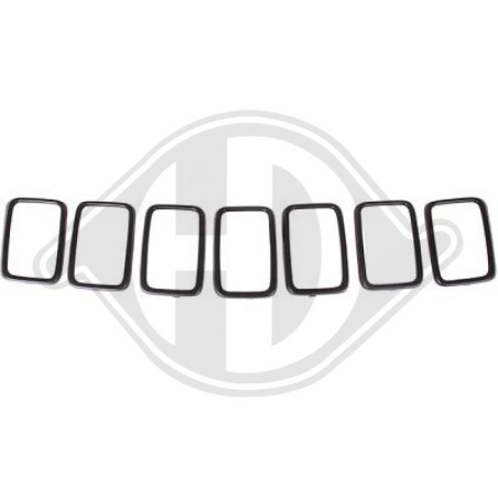 Kit modanature decorative/ protettive Griglia radiatore Chrysler Grand Grand Cherokee 17- (Cod. D-26