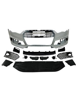 Paraurti Anteriore Audi A6 2015-2018 C7 Look RS6 Carbonio (Cod. E-TCA6023)