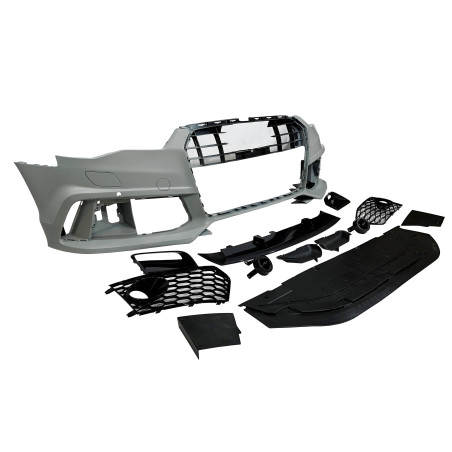 Paraurti Anteriore Audi A6 2015-2018 C7 Look RS6 Carbonio (Cod. E-TCA6023)