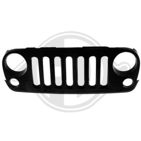 Griglia radiatore Jeep Wrangler III 07- (Cod. D-2676040)