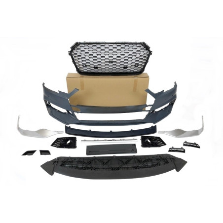 Paraurti Anteriore Audi A4 16-19 B9 Look RS4 (Cod. E-TCA02291)