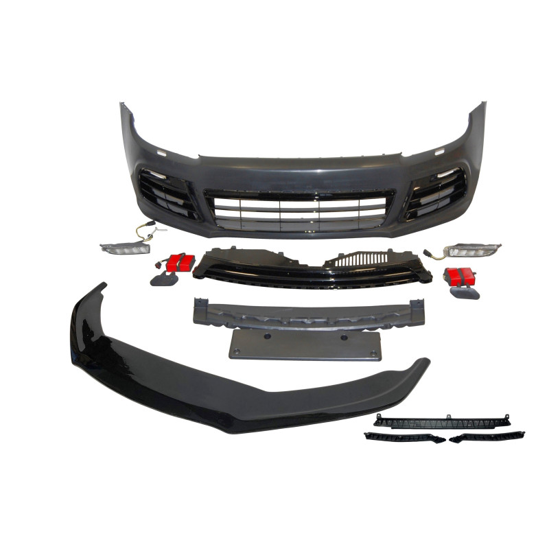 Paraurti Anteriori Volkswagen Scirocco R 2008-2014 Spoiler Anteriore (Cod. E-TCW00400058)
