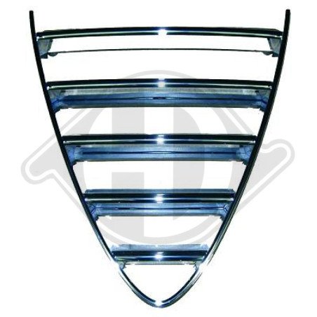 Modanatura decorativa / protettiva Griglia radiatore Alfa Romeo 156 03-05 (Cod. D-3051040)