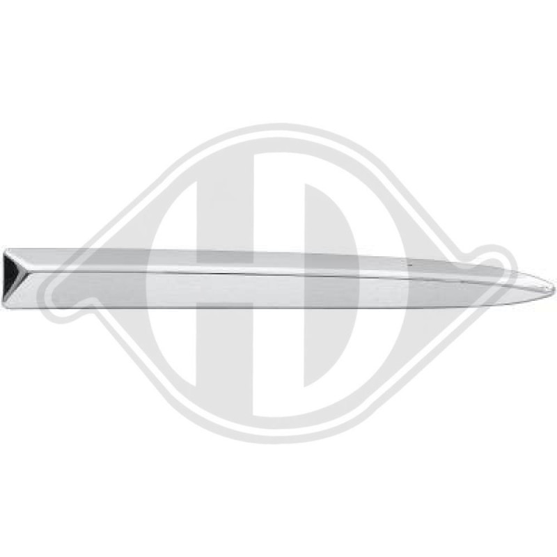 Modanatura decorativa / protettiva Griglia radiatore Fiat 500 Berl./Cabrio 07-15 (Cod. D-3405042)