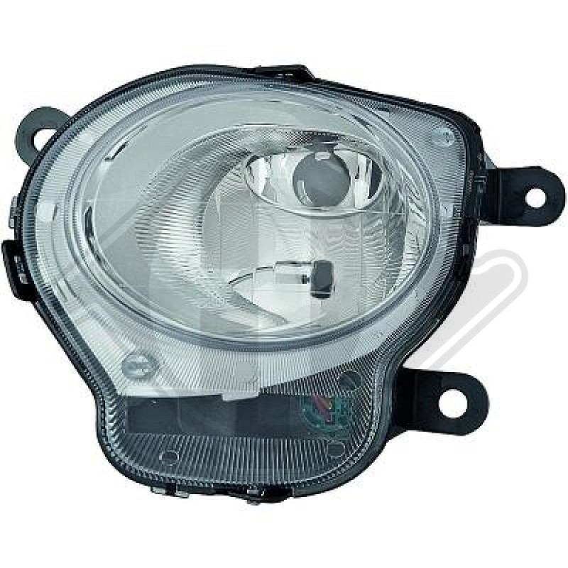 Faro di profondità 17Lato montaggio: anteriore destro Fiat 500 Abarth 08-15 (Cod. D-3405082)