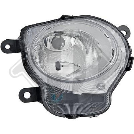 Faro di profondità 17Lato montaggio: anteriore sinistro Fiat 500 Abarth 08-15 (Cod. D-3405083)