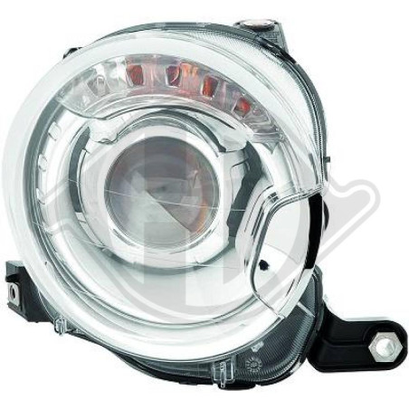 Faro anteriore sinistro Fiat 500 Berl./Cabrio 07-15 (Cod. D-3405087)