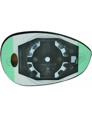 Vetro specchio Specchio esterno Fiat 500 Abarth 08-15 (Cod. D-3405126)