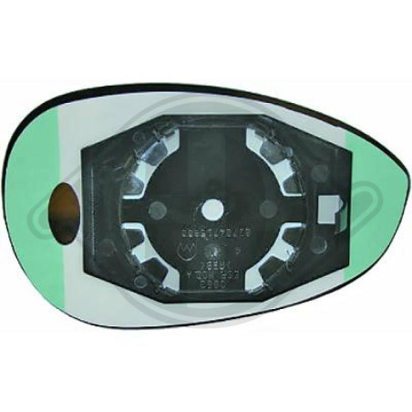 Vetro specchio Specchio esterno Fiat 500 Abarth 08-15 (Cod. D-3405126)