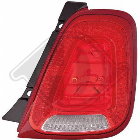 Luce posteriore Sx Fiat 500 15- (Cod. D-3405191)