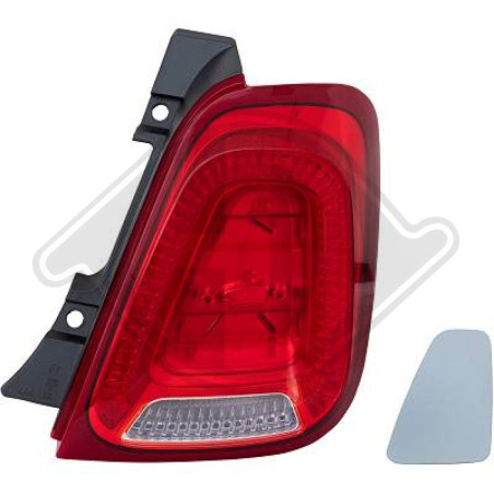 Luce posteriore Dx Fiat 500 15- (Cod. D-3405194)
