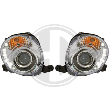 SET FARI ANTERIORI Fiat 500 Berl./Cabrio 05-15 (Cod. D-3405285)