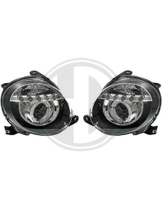 SET FARI ANTERIORI Fiat 500 Abarth 08-15 (Cod. D-3405380)