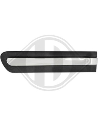 Modanatura decorativa/ protettiva Portiera posteriore Dx Fiat 500 L 12-17 (Cod. D-3405632)