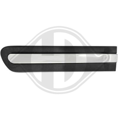 Modanatura decorativa/ protettiva Portiera posteriore Dx Fiat 500 L 12-17 (Cod. D-3405632)