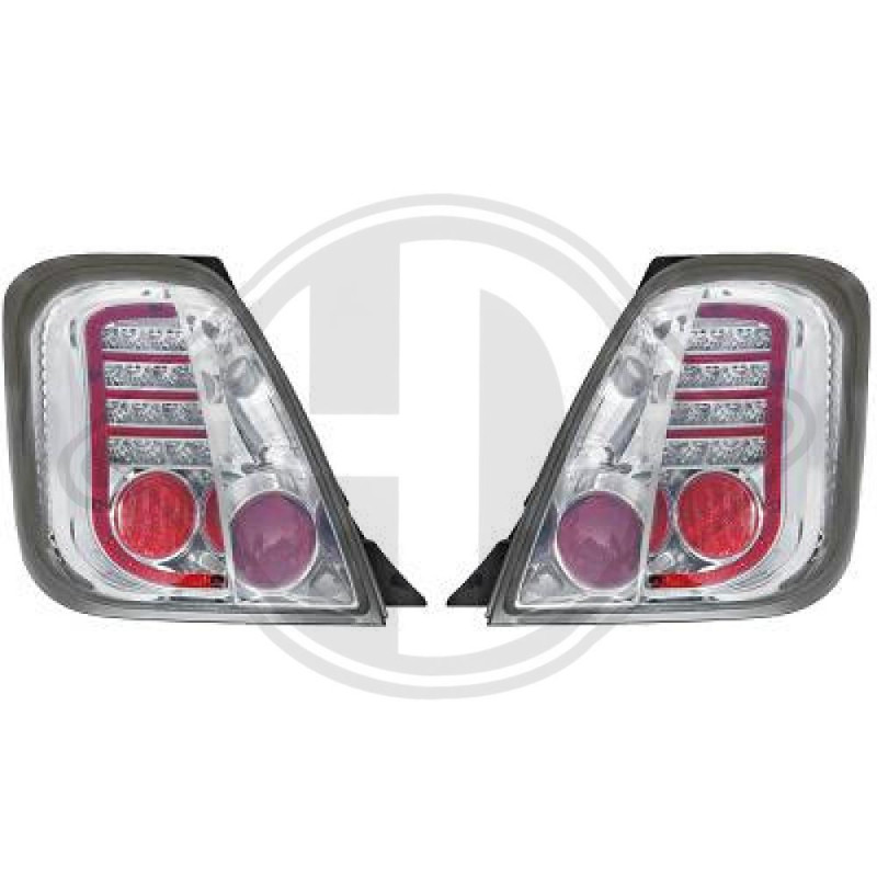 Kit fanalino posteriore Fiat 500 Abarth 08-15 (Cod. D-3405995)