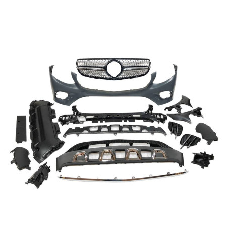 Paraurti Anteriore Mercedes X253 / C253 Coupe 2015-2019 look AMG C43 (Cod. E-TCM03210340)