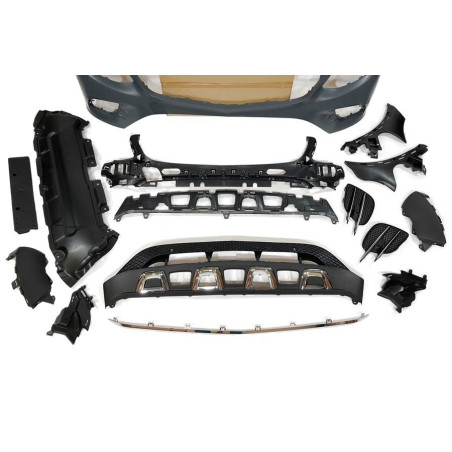 Paraurti Anteriore Mercedes X253 / C253 Coupe 2015-2019 look AMG C43 (Cod. E-TCM03210340)