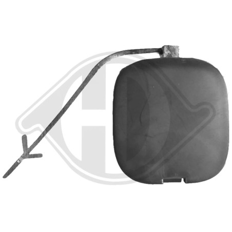 Coperchio gancio traino posteriore Fiat Panda 12- (Cod. D-3435169)