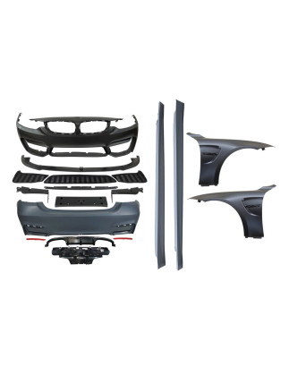 Kit Estetico BMW F36 Look M4 Parafanghi Anteriori (Cod. E-TCBF344F328F314F310)