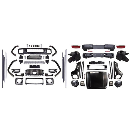 Kit Estetico Mercedes W463 1989-2017 Look G63 2020 (Cod. E-TCM0463)