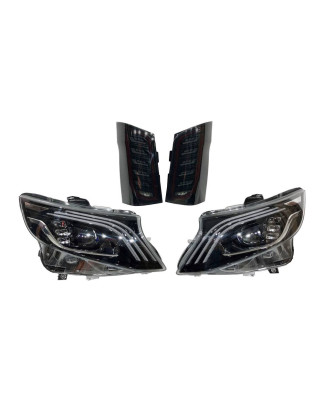 Fari e Fari posteriori Mercedes Vito 260 2016-2020 Look Mayback (Cod. E-FAME069075)