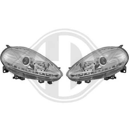 SET FARI ANTERIORI Fiat Punto Evo 09-11 (Cod. D-3457286)