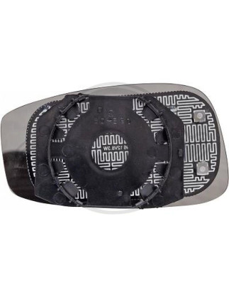 Vetro specchio Specchio esterno Fiat Stilo 3-porte 01-08 (Cod. D-3462026)