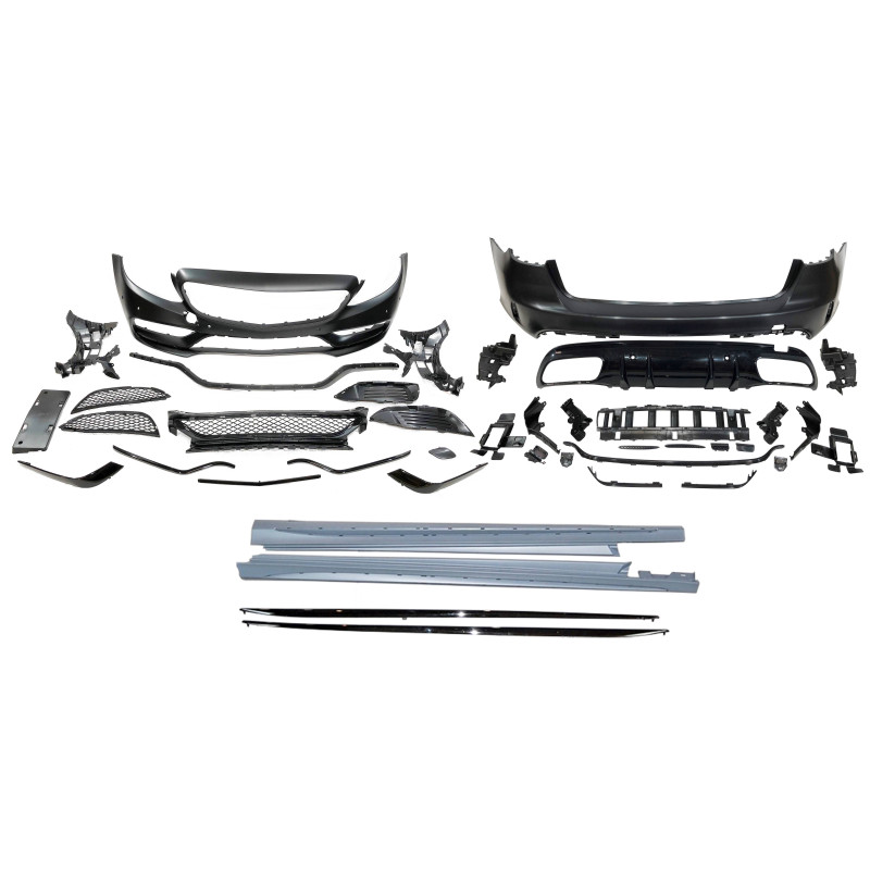 Kit Estetico Mercedes W205 SW 2014-2021 Look C63 (Cod. E-TCM020003390223)