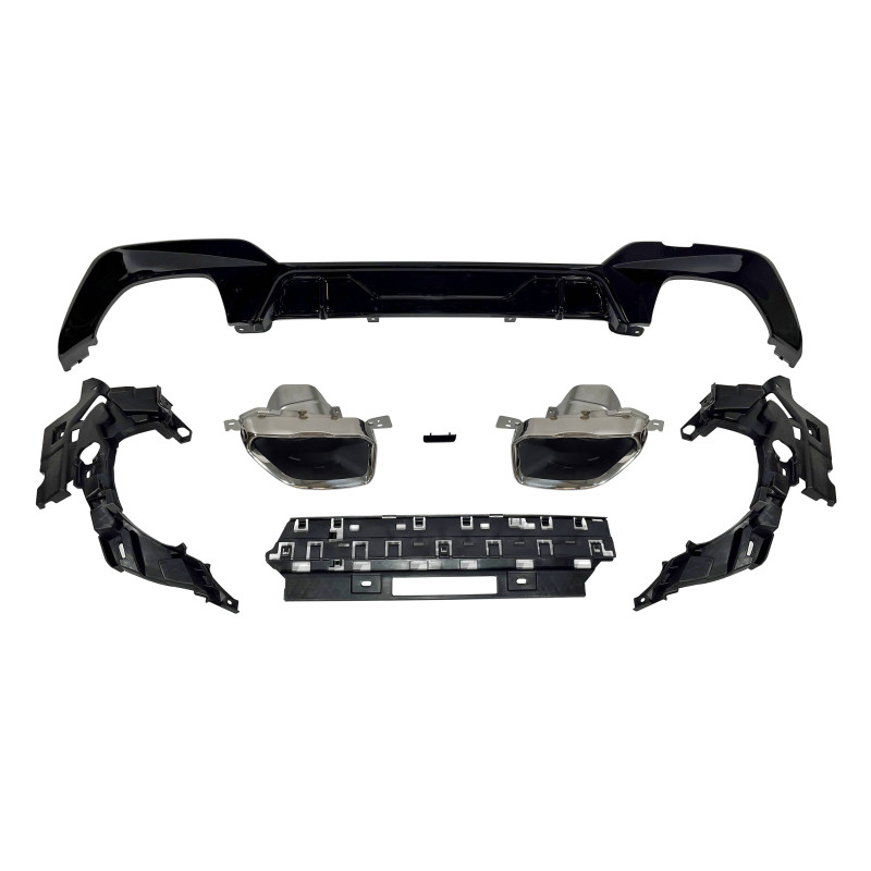 Diffusore Posteriore BMW G20 / G21 340 Look M Performance Nero lucido (Cod. E-TCB6317)
