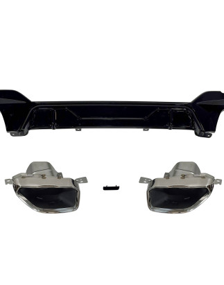 Diffusore Posteriore BMW G20 / G21 340 Look M Performance Nero lucido (Cod. E-TCB6317)