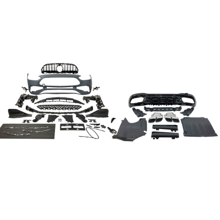 Kit Estetico Mercedes W206 Sedan / SW Look AMG C63 (Cod. E-TCM035303300297)
