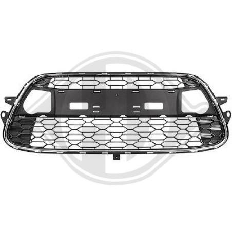 Griglia di ventilazione Paraurti inferiore Citroen C3 09-16 (Cod. D-4006044)