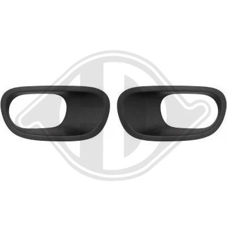 Griglia di ventilazione Paraurti anteriore Sx Citroen C3 17- (Cod. D-4007046)