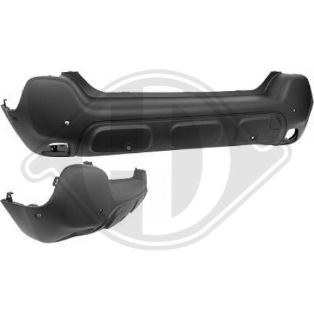 Paraurti posteriore Citroen C3 Aircross 17- (Cod. D-4007657)