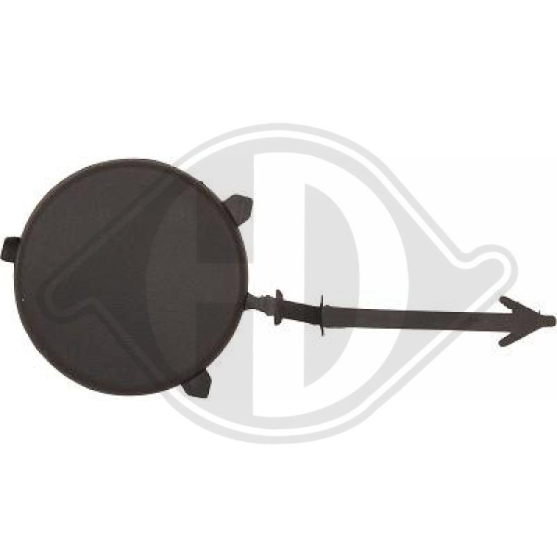Coperchio gancio traino posteriore Citroen Berlingo 08-12 (Cod. D-4013765)
