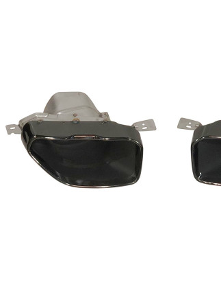 Terminali Di Uscita Di Scarico Bmw G20 340D Black (Cod. E-SIL0138)
