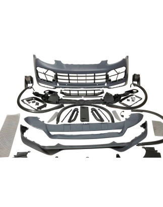 Paraurti Anteriore Porsche Cayenne 2011-2014 Look 2020 Turbo Spoiler (Cod. E-TCPO050)
