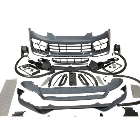 Paraurti Anteriore Porsche Cayenne 2011-2014 Look 2020 Turbo Spoiler (Cod. E-TCPO050)