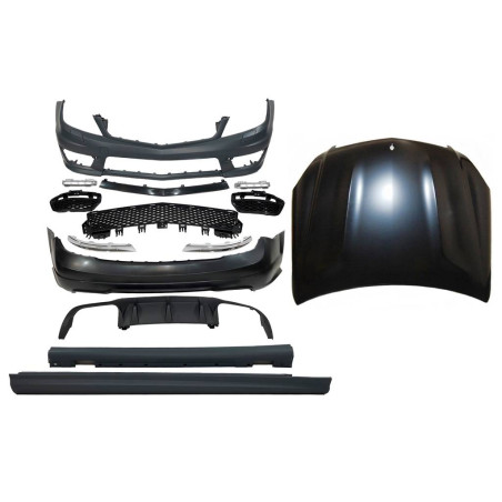 Kit Estetico Mercedes W204 Coupe Look AMG 2007-2013 (Cod. E-TCM0077007800790159)