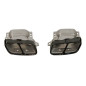 Terminali Di Uscita Di Scarico Mercedes W176/W117 look A45 Black (Cod. E-SIL00891)