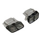 Terminali Di Uscita Di Scarico Mercedes W176/W117 look A45 Black (Cod. E-SIL00891)